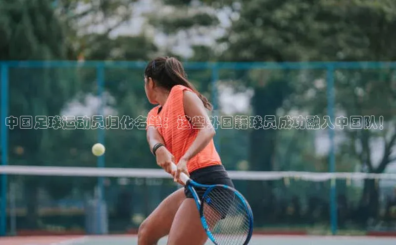 熊猫足球直播免费观看百度手机输入法中国足球运动员归化名单：这些外国籍球员成功融入中国队！